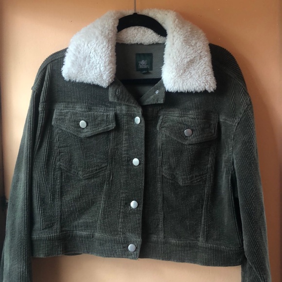fluffy trucker jacket